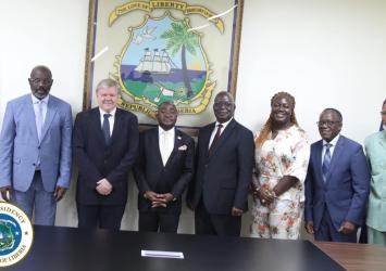 President Weah Receives Letters of Credence From Five Ambassadors