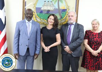 President Weah Receives Letters of Credence From Five Ambassadors