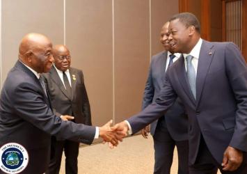 President Boakai had the honor of meeting with President Faure Gnassingbé of the Togolese Republic ahead of the Korea-Africa Business Summit. Both leaders are among the esteemed African delegates in the vibrant city of Seoul, attending the Korea-Africa Summit hosted by the gracious government and people of South Korea.