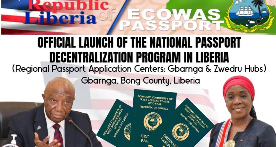 President Boakai Launches Passport Centers in Bong and Grand Gedeh Counties
