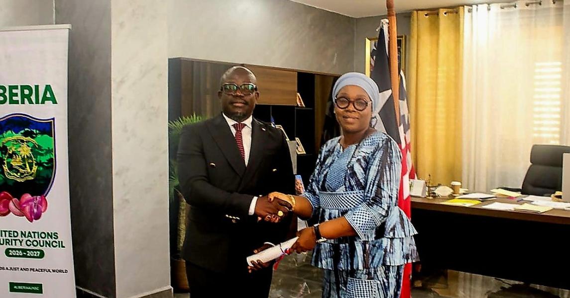 Foreign Minister Nyanti Commissions Two Foreign Service Officers