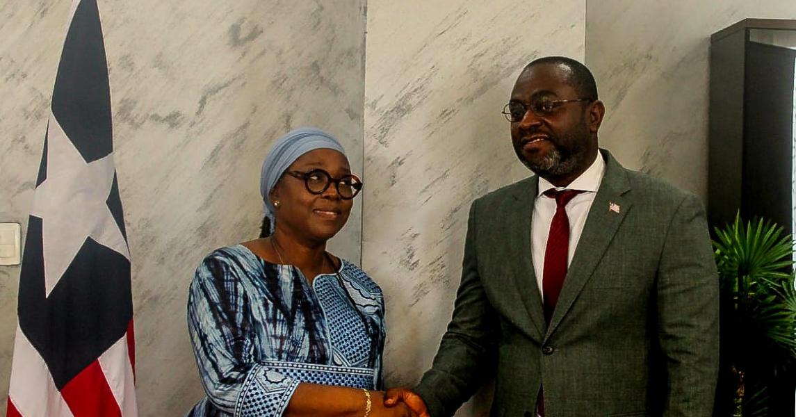 Foreign Minister Nyanti Commissions Two Foreign Service Officers