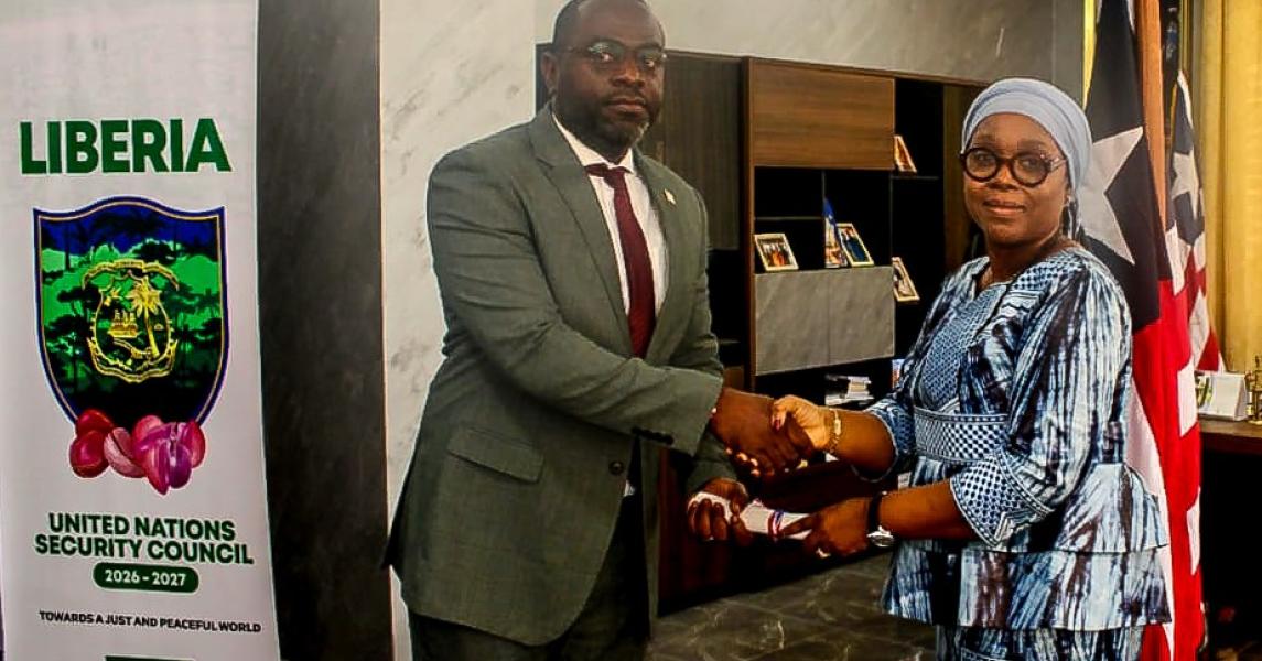 Foreign Minister Nyanti Commissions Two Foreign Service Officers