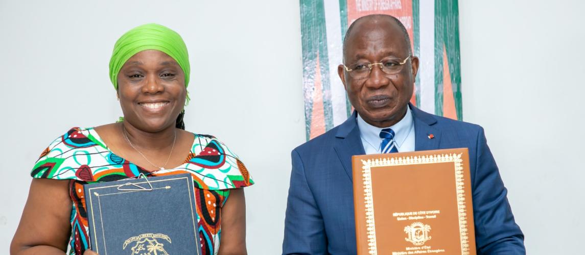 Foreign Minister Beysolow Nyanti Attends Ivoirian-Liberian Cooperation Commission Meeting In Cote D'Ivoire