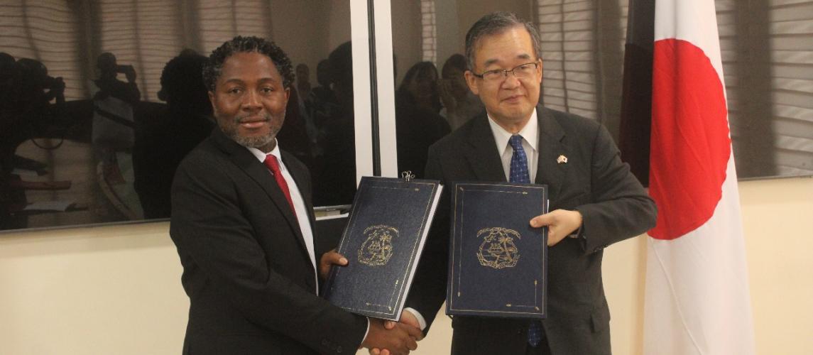 Japan, Liberia Sign Exchange of Notes for KR Food Assistance Worth 250 million Yen