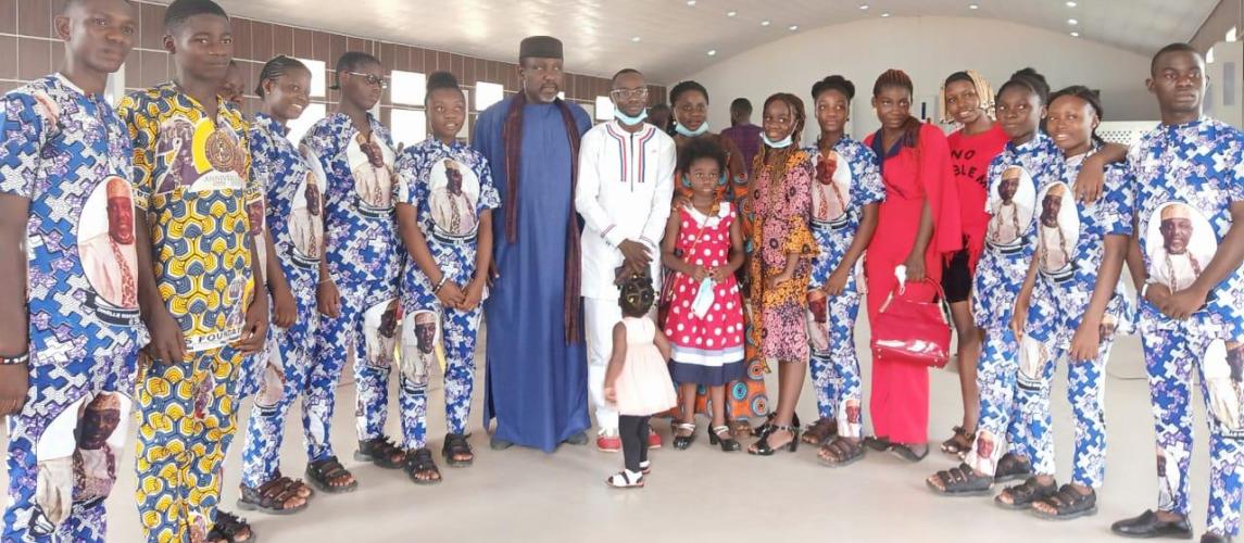 The Embassy of Liberia in Nigeria Identifies With Liberian Students at Rochas Foundation College of Africa.
