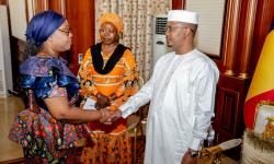 Foreign Minister Nyanti Meets With Chadian President Mahamat Idriss Deby for UNSC Non-Permanent Seat Bid 