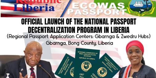 President Boakai Launches Passport Centers in Bong and Grand Gedeh Counties