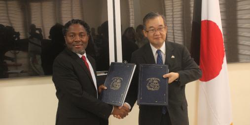 Japan, Liberia Sign Exchange of Notes for KR Food Assistance Worth 250 million Yen 