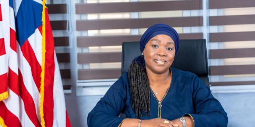 Minister of Foreign Affairs, H.E. Madam Sara Beysolow Nyanti