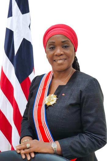 H.E. Rev. Sara Beysolow Nyanti, Minister of Foreign Affairs of Liberia